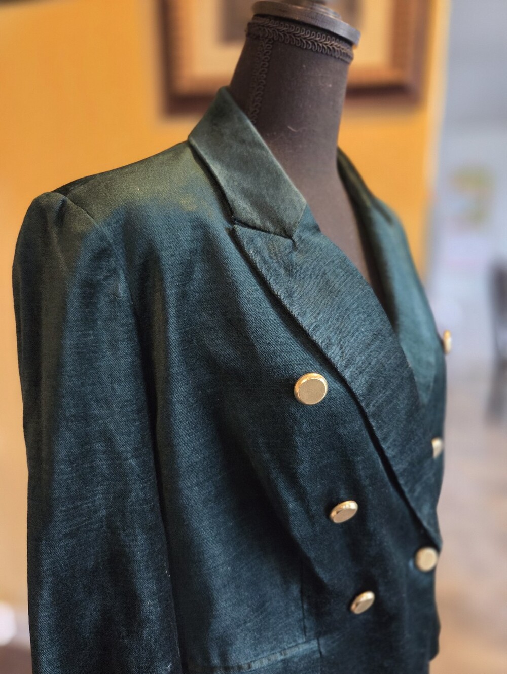 Chicos Velvet Double-Breasted Vintage Blazer | Size Large - Picture 6 of 6